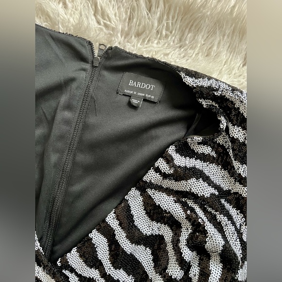 Bardot Sequin Zebra Dress - Only worn once! - Picture 5 of 5